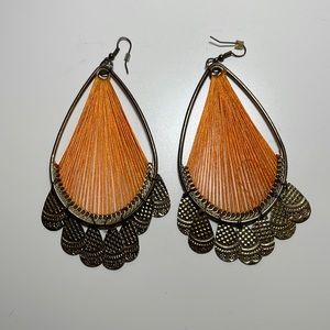 Laila Rowe Earrings Size OS Color Orange Bronze